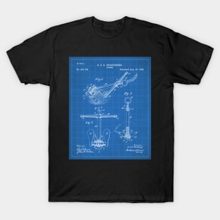 Ships Anchor Patent - Anchor Art - Blueprint T-Shirt